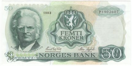 1983 Norge 50 Kroner P