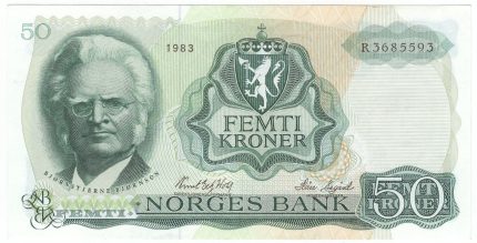 1983 Norge 50 Kroner R