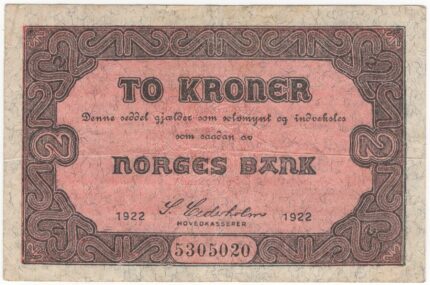 1922 Norge 2 Kroner