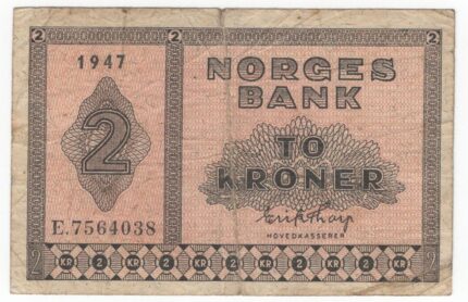 1947 Norge 2 Kroner