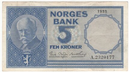 1955 Norge 5 Kroner A