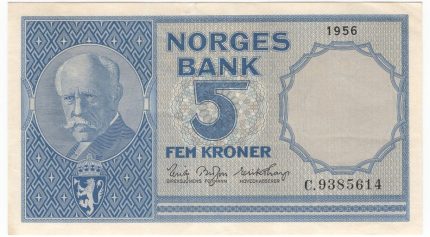 1956 Norge 5 Kroner C