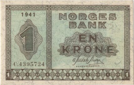 1941 Norge 1 Kroner C.4395724, 01