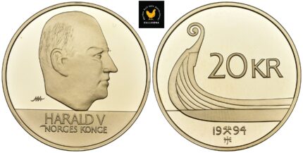 1994 Norge 20 Kroner Proof