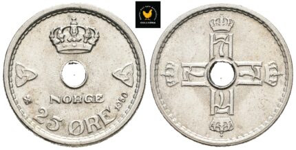 1950 Norge 25 Øre, 0