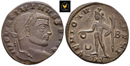 311 e.Kr. Maximinus II, AE Follis. Siscia - GENIO AVGVSTI