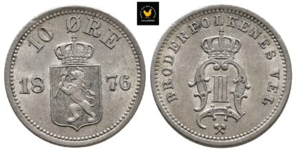 1876 Norge 10 Øre, 01