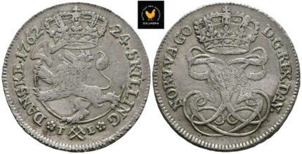 1762 Norge 24 Skilling, 1+
