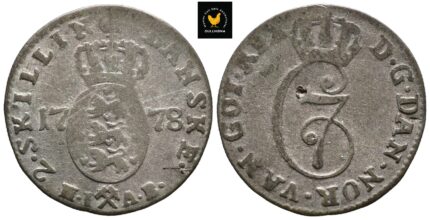 1778 Norge 2 Skilling, 1/1-