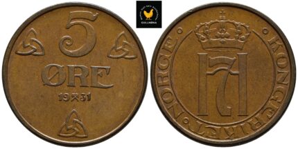 1931 Norge 5 Øre, 01