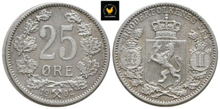 1902 Norge, 25 øre, 01