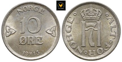 1913 Norge 10 Øre, 0/01