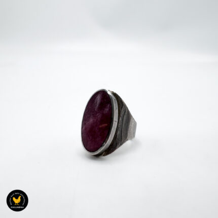 Ring med rhodonitt - USW