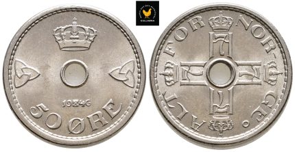 1946 Norge 50 øre, 0