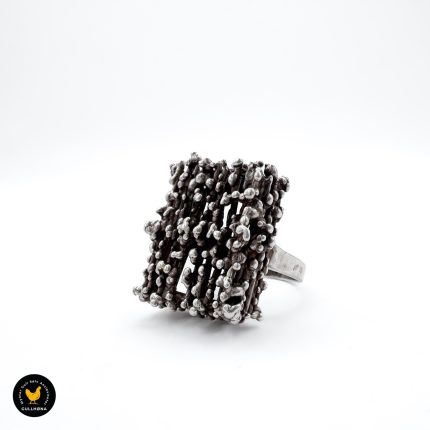Statement sølv ring 1