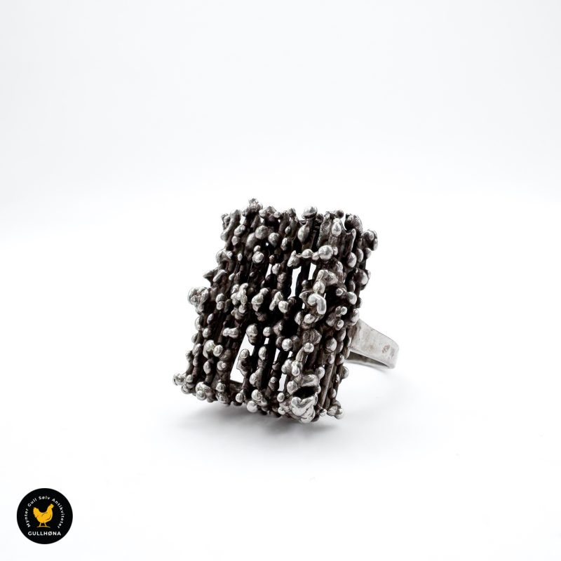 Statement sølv ring 1